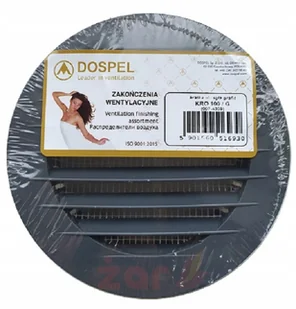Dospel Kratka wentylacyjna KRO 100 Grafit 007-4309 - Kratki wentylacyjne - miniaturka - grafika 1