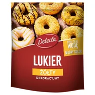 Ciasta i półprodukty do ciast - Delecta Lukier dekoracyjny żółty 80 g - miniaturka - grafika 1