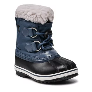 Buty dla chłopców - Śniegowce SOREL - Childrens Yoot Pac Nylon Wp NC1962 Uniform Blue/Black 405 - grafika 1