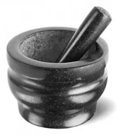 Pozostałe akcesoria kuchenne - Cole & Mason moździerz i tłuczek z granitu, czarny, dostępny w różnych rozmiarach, 18 cm H100379 - miniaturka - grafika 1