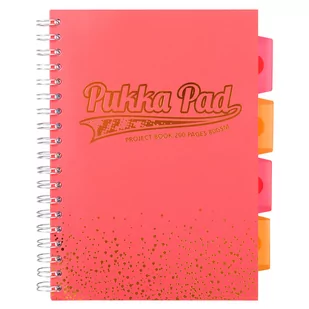 Project book blush coral B5 kratka PUKKA - Szkolne artykuły papiernicze - miniaturka - grafika 1