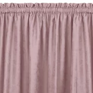 Zasłony - Zasłona MILANA kolor różowy styl klasyczny tunel 5 cm z grzywką 3 cm szenila 140x270 homede - CURT/HOM/MILANA/CHENILLE/TUNNEL/F/ - miniaturka - grafika 1