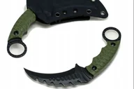 Noże - Karambit taktyczny nóż do samoobrony etui kydex stal D2 pazur HYSENSS HS-GR - miniaturka - grafika 1