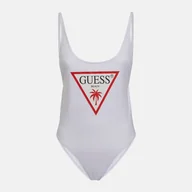 Stroje kąpielowe - Damski Strój kąpielowy jednoczęściowy GUESS ONE PIECE E02J33LY00K-G011 – Biały - miniaturka - grafika 1