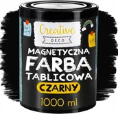 Farby i media malarskie - Creative Deco farba tablicowa magnetyczna czarna 1L - miniaturka - grafika 1