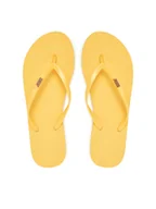 Klapki i japonki damskie - Roxy Japonki ARJL100663 Żółty - miniaturka - grafika 1