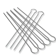 Akcesoria do grilla - Podwójne szaszłyki 6szt w etui, 30,5cm, ze stali nierdzewnej GRILLI 9623 - miniaturka - grafika 1