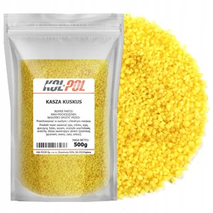 KASZA KUSKUS 500g Naturalna z pszenicy durum zdrowa wysoka jakość Kol-Pol - Kasza - miniaturka - grafika 1