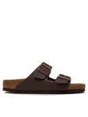 Klapki i japonki męskie - Birkenstock Klapki Arizona Birko-Flor 0051703 Brązowy - miniaturka - grafika 1