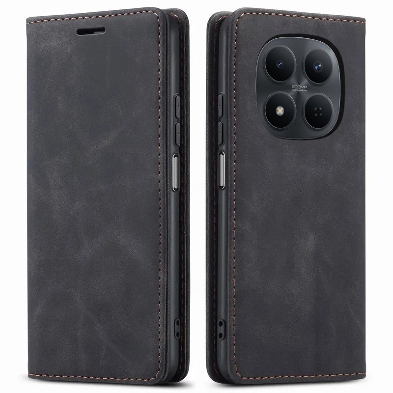 Etui do Xiaomi Redmi Note 15 Pro 5G PORTFELOWE SKÓRZANE ZAMYKANE NA KLAPKĘ