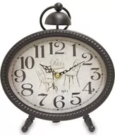 Zegary - Pigmejka Zegar stojący, brązowo-kremowy, 21x4x23,5 cm - miniaturka - grafika 1