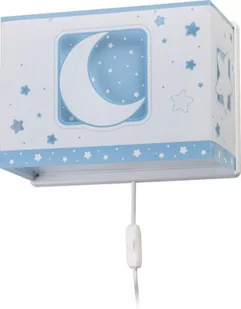Dalber Moonlight kinkiet 1-punktowy niebieski 63238T - Lampy ścienne - miniaturka - grafika 1