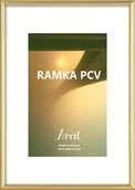 Ramki na zdjęcia - Ramka 20x25 PCV złota, półbłysk (RA19) - miniaturka - grafika 1