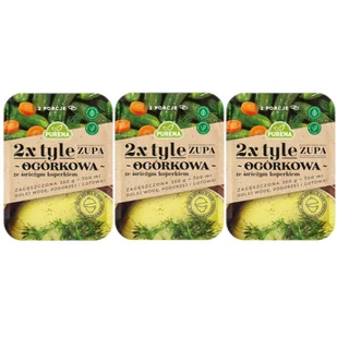 Purena Zupa Ogórkowa ze świeżym koperkiem zagęszczona Zestaw 3 x 350 g - żywność - Zupy w płynie - miniaturka - grafika 1