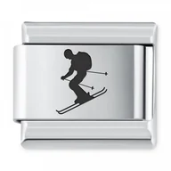 Charmsy - Murrano ITALIAN CHARMS Symbole Sportowe Narciarstwo IH-209 - miniaturka - grafika 1