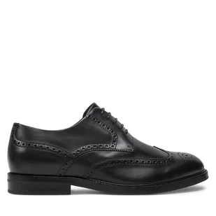 Półbuty Boss Dressletic Derb bubr 50521227 Czarny - Półbuty męskie - miniaturka - grafika 1