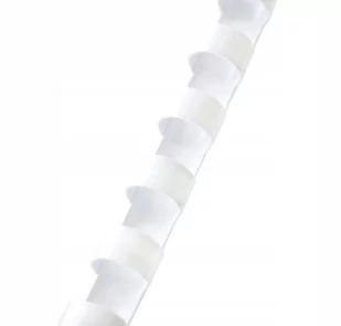 Argo Grzbiety do bindowania plastikowe, przezroczyste, 12,5 mm, 100 sztuk, oprawa do 105 kartek - Grzbiety do bindownic - miniaturka - grafika 1