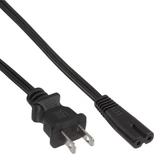 InLine Kabel zasilający mains Plug USA Euro 8 socket 1.8m 16654U - Kable komputerowe i do monitorów - miniaturka - grafika 1