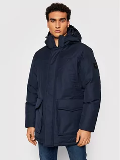 Kurtki męskie - Tommy Hilfiger Parka Rockie Non Fur Down MW0MW21016 Granatowy Regular Fit - grafika 1