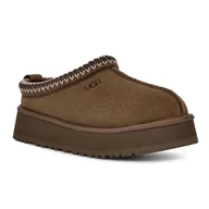 Kapcie damskie - UGG Kapcie damskie na platformie W Tazz Hickory-38 - miniaturka - grafika 1