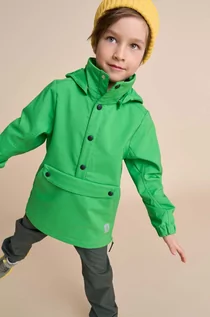 Kurtki i płaszcze dla dziewczynek - Reima kurtka dziecięca kolor zielony - grafika 1
