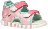 Buty dla dziewczynek - Geox B Sandały dziewczęce Iupidoo dla dzieci, dziewczynki, biały lub szary, 18 EU - miniaturka - grafika 1