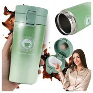 Kubki termiczne - Kubek termiczny termos gorące napoje do 12h 24h kawa herbata szczelny 380ml - miniaturka - grafika 1