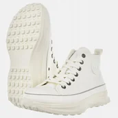 Trampki damskie - TRAMPKI DAMSKIE BUTY OCIEPLANE NA PLATFORMIE JESIEŃ ZIMA OO274064 AW24 - miniaturka - grafika 1