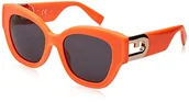 Okulary przeciwsłoneczne - Furla SFU596 Okulary, Shiny Full Orange, 52 damskie, Shiny Full Orange, 52 - miniaturka - grafika 1