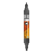 Kredki, ołówki, pastele i pisaki - Marker akrylowy Molotow One4All Acrylic Twin metallic black 223 - miniaturka - grafika 1