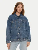 Kurtki damskie - Guess Kurtka jeansowa W4YN21 D5B65 Niebieski Classic Fit - miniaturka - grafika 1