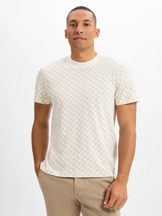 JOOP! Koszulka męska - Zawartość lnu - JJ-27Pepe Mężczyźni Bawełna beżowy wzorzysty, XL - Koszulki męskie JOOP! Koszulka męska - Zawartość lnu - JJ-27Pepe Mężczyźni Bawełna beżowy wzorzysty, XL - Koszulki męskie - miniaturka - grafika 1