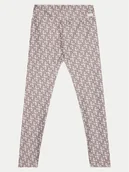Legginsy - Guess Legginsy J5RB03 MC01P Beżowy Slim Fit - miniaturka - grafika 1