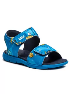 Buty dla chłopców - Bibi Sandały Basic Sandals Mini 1101087 Granatowy - grafika 1
