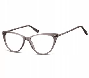 Okulary kocie oczy zerówki korekcyjne damskie - Okulary korekcyjne, oprawki, szkła - miniaturka - grafika 1