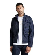 Kurtki męskie - G-Star Raw Męska kurtka bomberka z kieszonką, Niebieski (mazarynowy błękit D20121-A790-4213), L - miniaturka - grafika 1