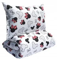 Pościel dla dzieci - Pościel Myszka Mini Miki kokardki 140x200 bawełniana biała dla dziecka - miniaturka - grafika 1