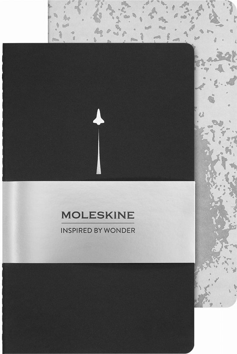 Zestaw 2 Zeszytów Moleskine Cahier Journals L NASA