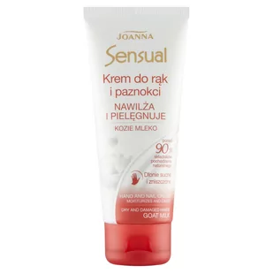 Joanna Sensual Krem do rąk i paznokci kozie mleko 100 g 56709 - Kremy i maski do rąk - miniaturka - grafika 1