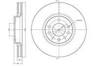 Szczęki hamulcowe - METELLI Tarcza hamulcowa 23-0681C - miniaturka - grafika 1