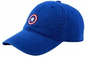 Czapki i chusty sportowe męskie - Czapka z daszkiem męska młodzieżowa Captain Marvel KAPITAN 55-60cm Haft - miniaturka - grafika 1
