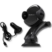 Ładowarki samochodowe - Qoltec Ładowarka indukcyjna samochodowa PRO z uchwytem iR | 15W | QC3.0 | USB typ C 51219 - miniaturka - grafika 1