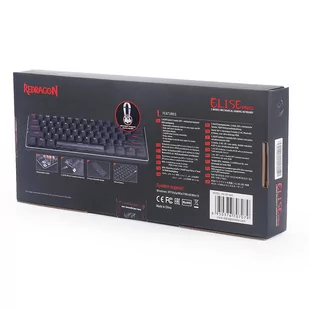Redragon K615P-KBS Elise Pro Wireless Bluetooth Tri-Mode RGB czarna - Klawiatury - miniaturka - grafika 10