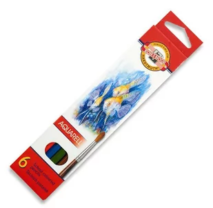 Koh-I-Noor Kredki akwarelowe 3715/K 6 kolorów - Przybory szkolne - miniaturka - grafika 2