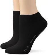 Skarpetki damskie - Tommy Hilfiger Ochraniacze na buty i skarpety (zestaw 2 sztuk) Kobiety, czarny, 39-42 EU - miniaturka - grafika 1