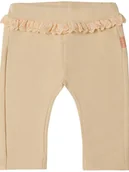 Spodenki dla niemowląt - Noppies Spodnie dresowe "Flour" w kolorze beżowym - miniaturka - grafika 1