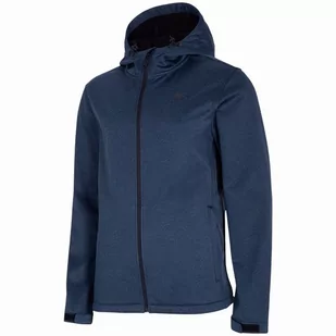 Kurtka męska softshell 4F ciemny granat melanż - Kurtki męskie - miniaturka - grafika 1