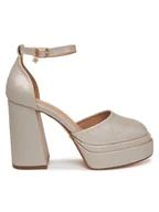 Czółenka - DeeZee Czółenka LW85478-6 Złoty - miniaturka - grafika 1