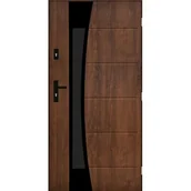 Drzwi zewnętrzne - Drzwi zewnętrzne WEZUWIUSZ Orzech 90 prawe - miniaturka - grafika 1