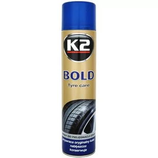 Preparat do nabłyszczania opon BOLD spray 600 ml K2 - Kosmetyki samochodowe - miniaturka - grafika 1